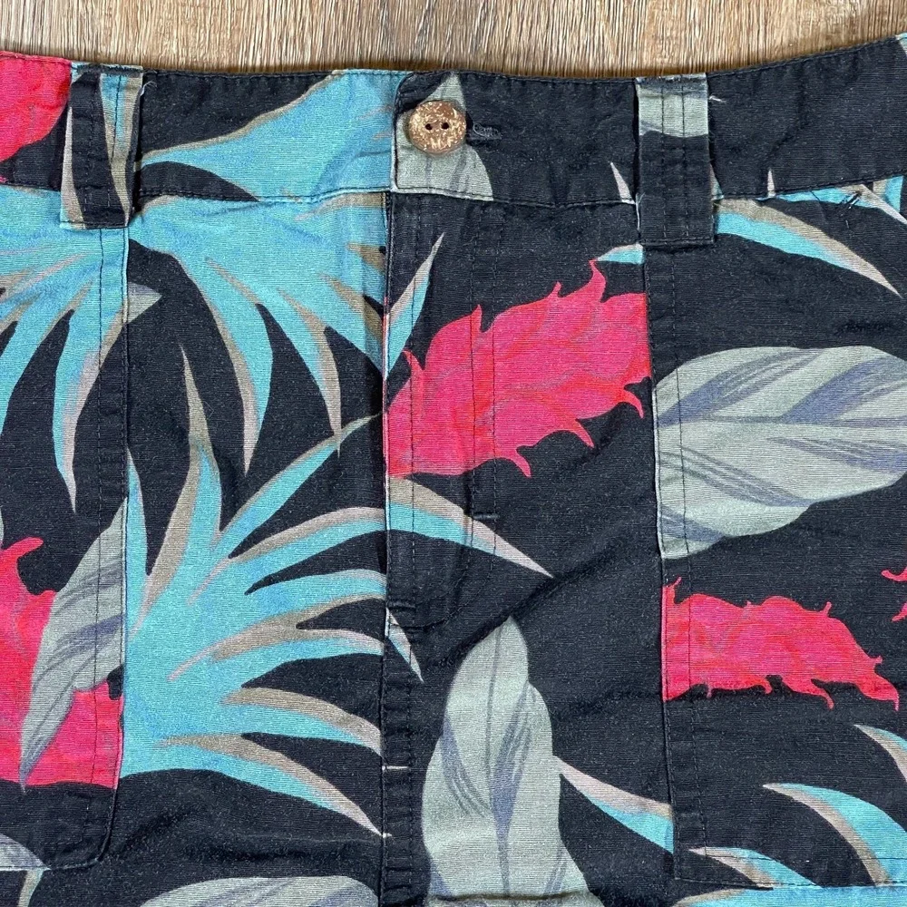 Kahala Skirt Womens‎ 8 Black Knee Length Straight Casual Hawaiian